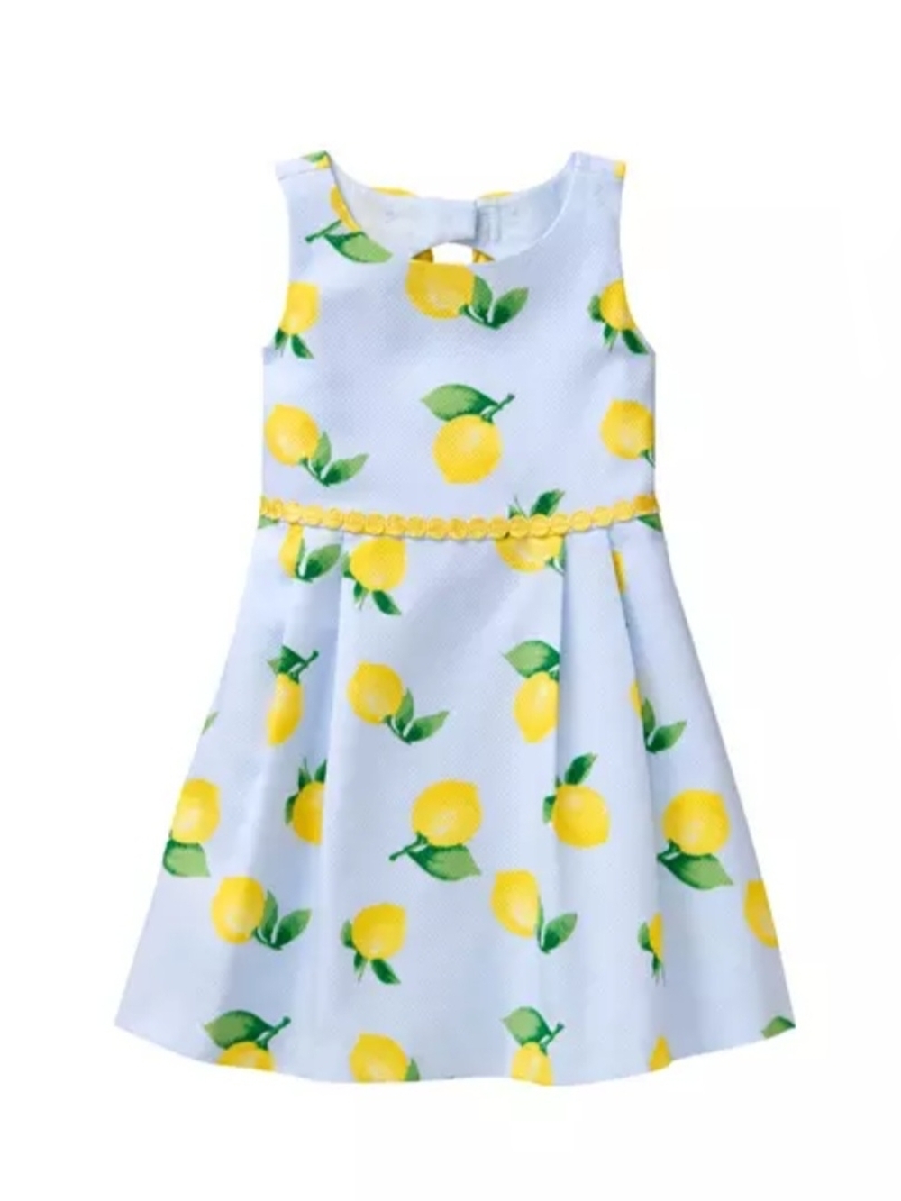 Janie and Jack Lemon Print Sleeveless Dress 12-18 Months